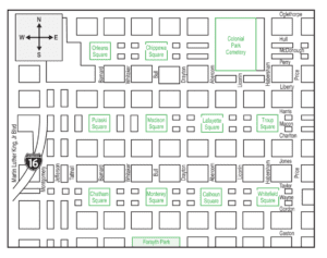 Savannah Street map